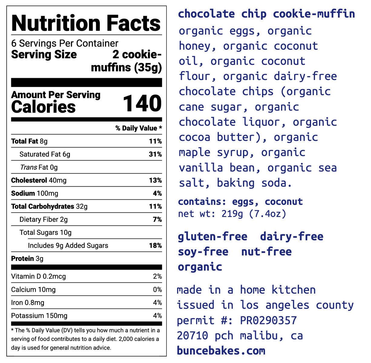 chocolate chip cookie-muffin